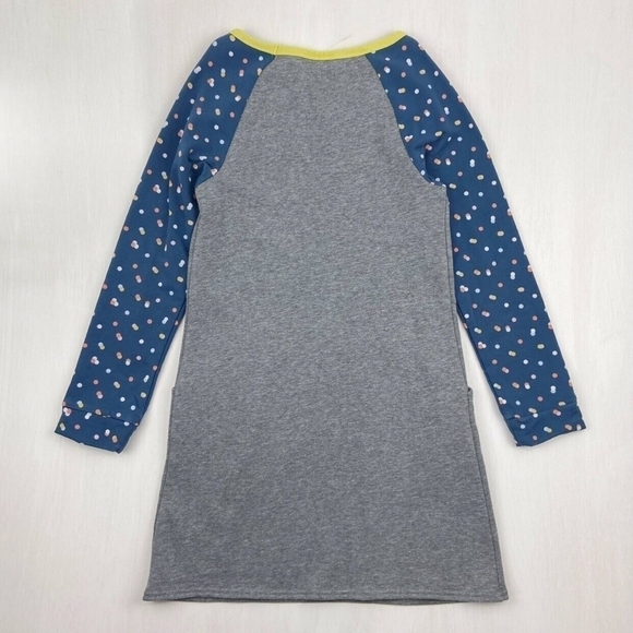 Matilda Jane MAKE Believe Weekend with you sz 16 sweatshirt dress  K91 - Picture 4 of 4